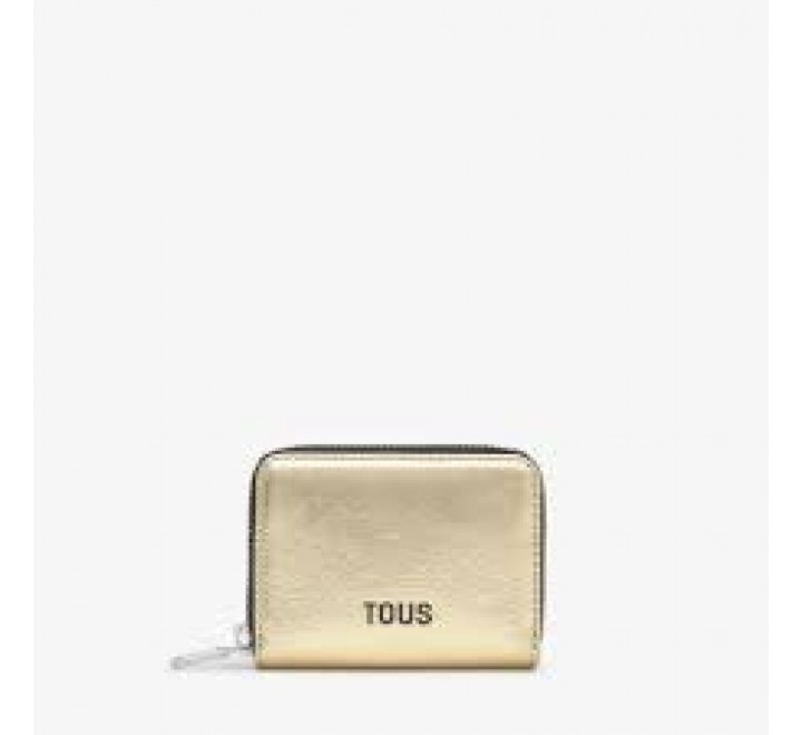 MONEDERO M TOUS NEW DORP DORADO 2002468456