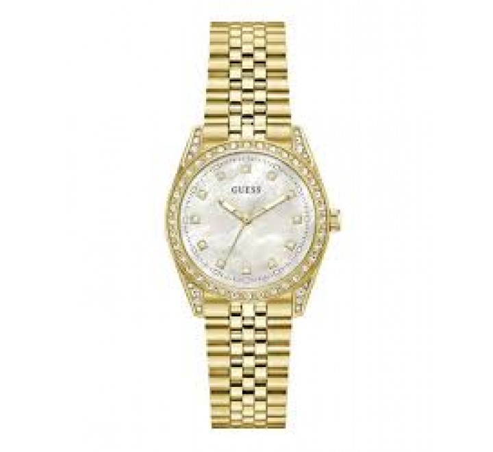 RELOJ GUESS CAJA Y ARMIS ACERO NACAR CIRCONITAS GW1099L2