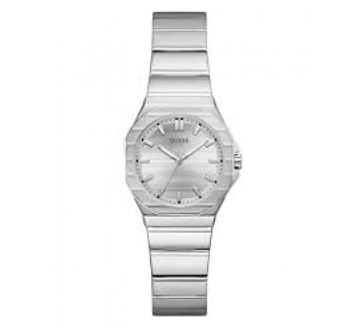 RELOJ GUESS ACERO REDONDO ESFERA PLATEADA GW1110L1