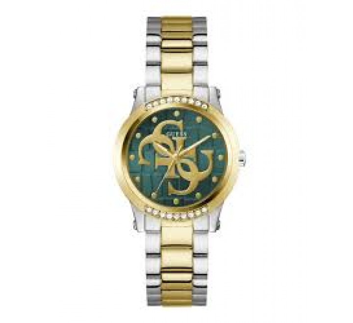 RELOJ GUESS ACERO BICOLOR DORADO ESFERA VERDE GW0861L4