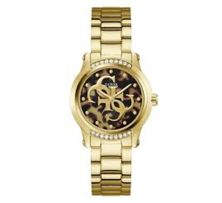 RELOJ GUESS ACERO DORADO REDONDO CIRCONITAS GW1105L2