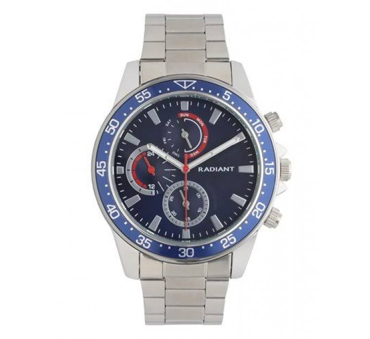 RELOJ RADIANT CAJA Y ARMIS ACERO ESFERA AZUL RA696702