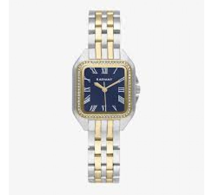 RELOJ RADIANT CAJA Y ARMIS BICOLOR DORADO ESFE AZUL RA643204