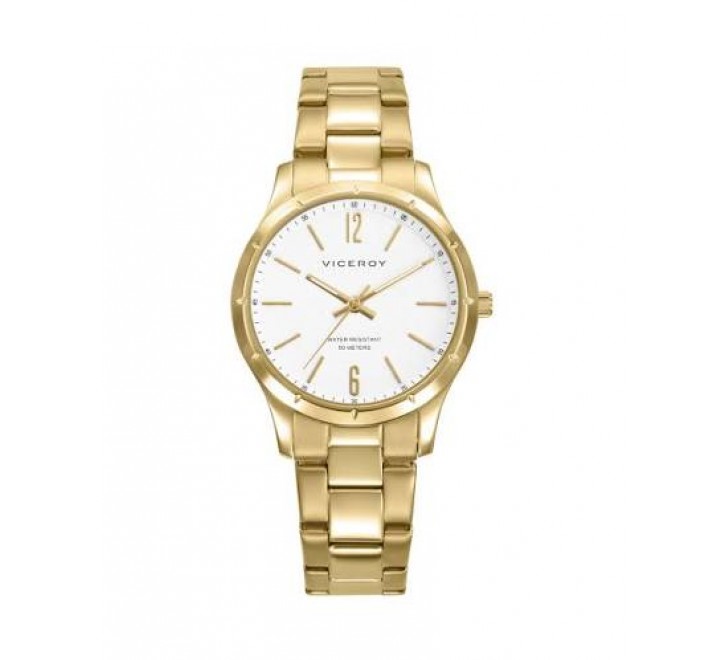 RELOJ VICEROY CAJA Y ARMIS ACERO DORADO 401342-05