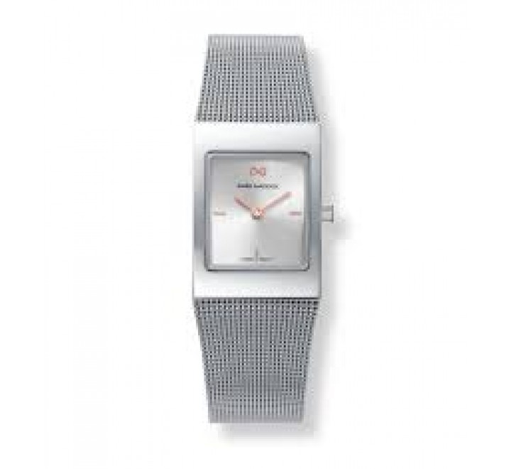 RELOJ MARK MADDOX ACERO ESTERILLA CAJA CUADRADA MM0145-87