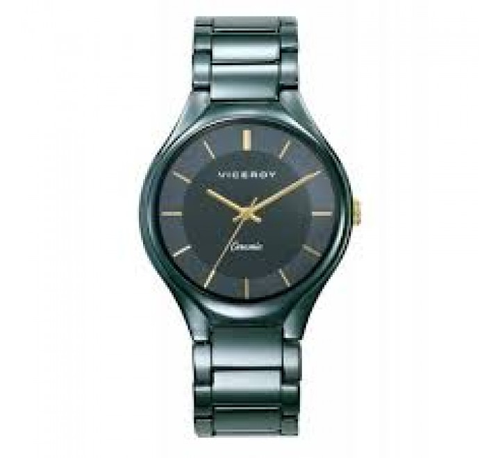 RELOJ VICEROY CAJA Y ARMIS CERAMICA VERDE 41183-67