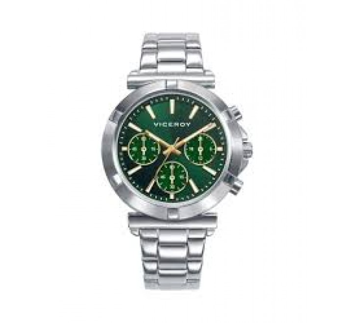 RELOJ VICEROY CAJA Y ARMIS ACERO ESFERA VERDE 401310-67