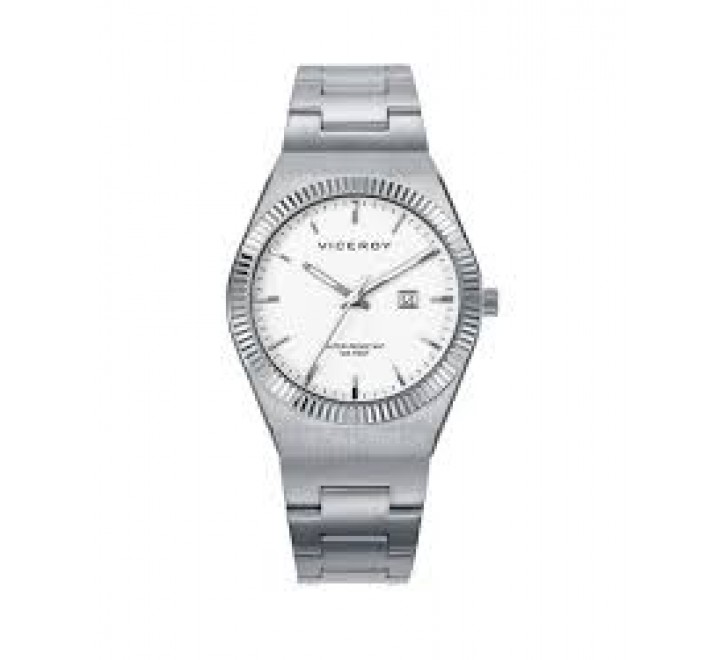 RELOJ VICEROY CAJA Y ARMIS ACERO ESFERA BLANCA 401296-07