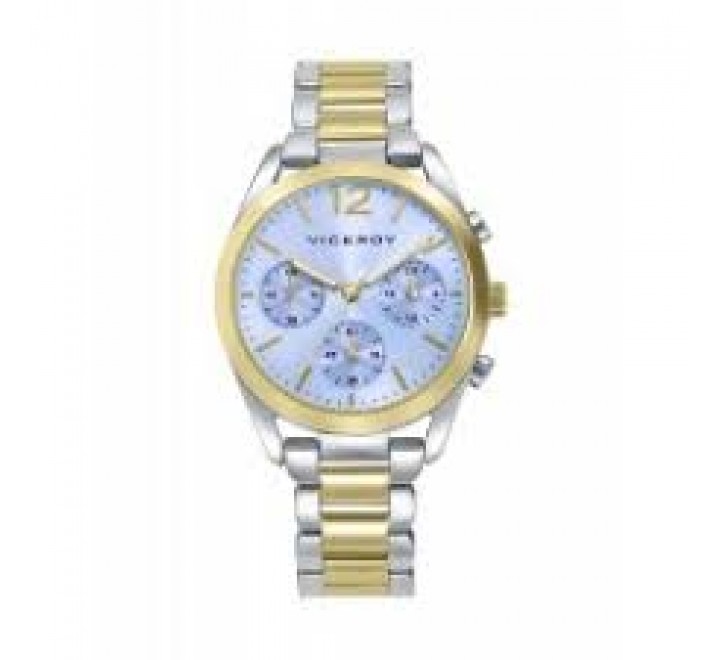 RELOJ VICEROY CAJA Y ARMIS ACERO BICOLOR DORADO 41170-35