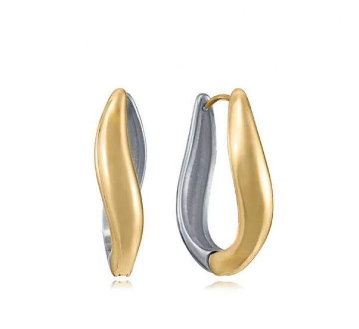 PENDIENTES VICEROY ACERO BICOLOR DORADO 15225E01012