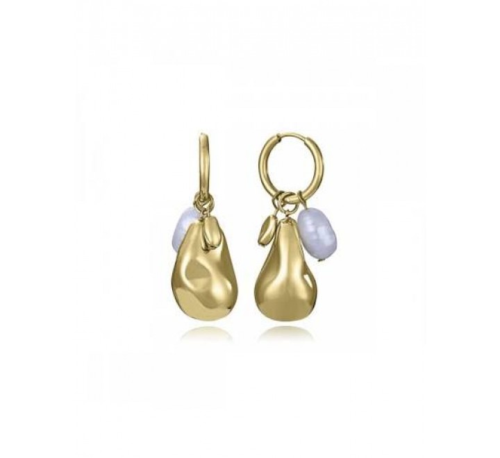 PENDIENTES VICEROY ACERO DORADO PERLA 14284E01012