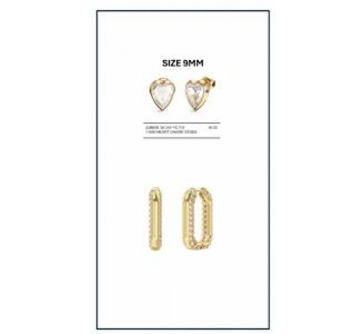 PACK 2 PARES PENDIENTES GUESS ACERO DORADO JUBS06053JWYGT-U