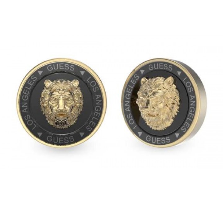 PENDIENTES GUESS ACERO DORADO CABEZA LEON JUME01318JWYGYBT-U