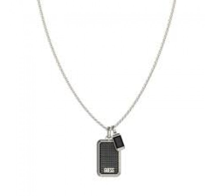 COLLAR GUESS ACERO CIRCONITAS NEGRAS JUMN06065JWSTBKT-U