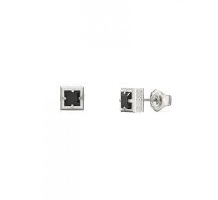 PENDIENTES GUESS ACERO CIRCONITA NEGRA JUME06075JWSTBKT-U