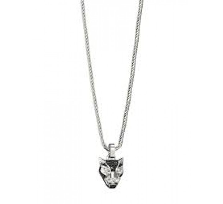 COLLAR GUESS ACERO CON CABEZA PANTERA JUMN06082JWSTT-U
