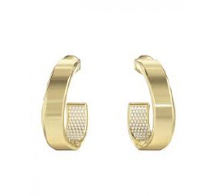 PENDIENTES GUESS ACERO DORADO ARO CIRCONITA JUBE06434JWYGT-U