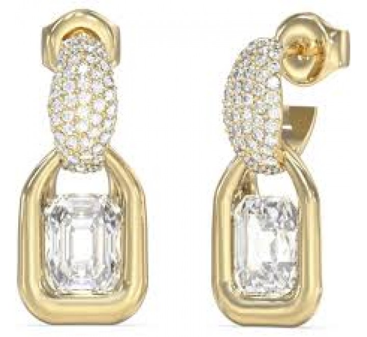 PENDIENTES GUESS ACERO DORADO CIRCONITAS JUBE06391JWYGT-U