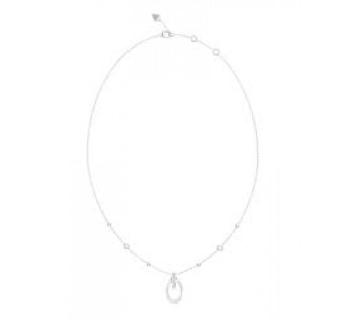 GARGANTILLA GUESS ACERO LOGO CIRCONITAS JUBN06340JWRHT-U