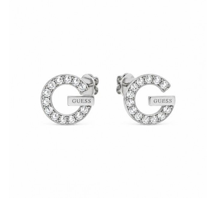 PENDIENTES GUESS ACERO LOGO CIRCONITAS JUBE06338JWRHT-U