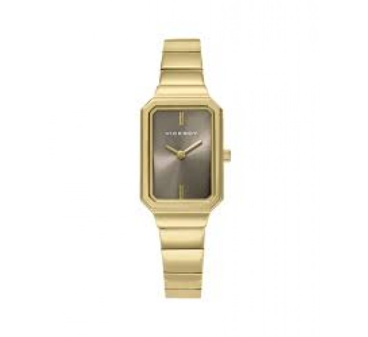 RELOJ VICEROY CAJA Y ARMIS ACERO DORADO CUADRADO 401360-17