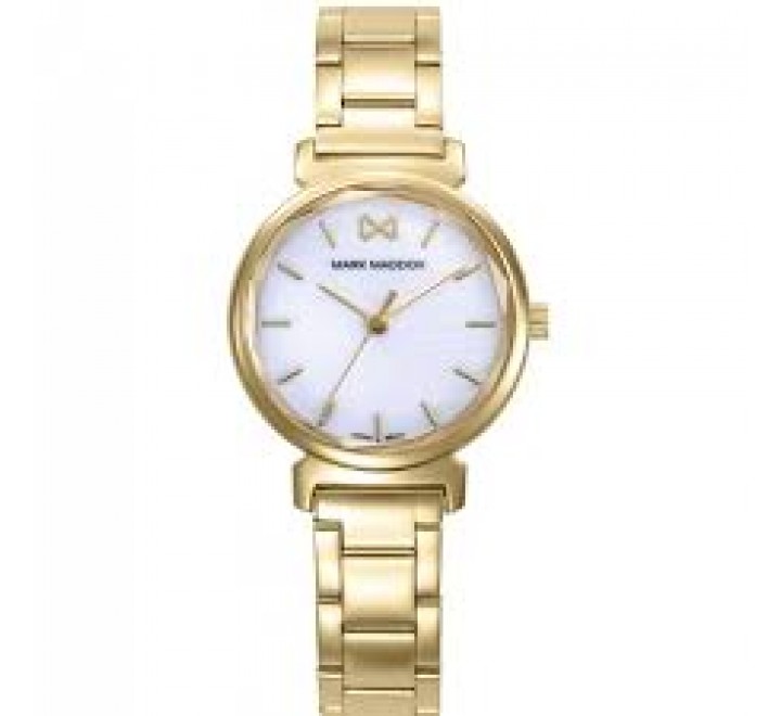RELOJ MARK MADDOX CAJA Y ARMIS DORADO ESFERA NACAR MM0146-07