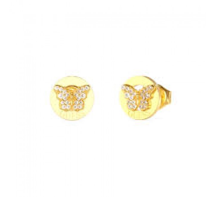 PENDIENTES GUESS ACERO DORADO MARIPOSA JUBE06136JWYGT-U