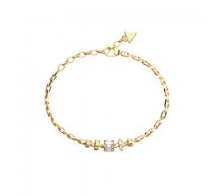 PULSERA GUESS ACERO DORADO CIRCONITAS JUBB06329JWYGS