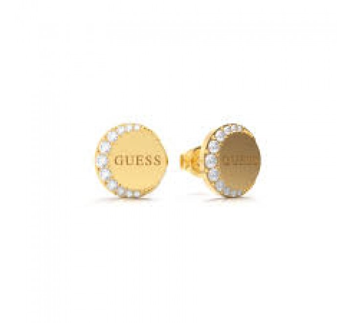 PENDIENTES GUESS ACERO DORADO REDONDO JUBE01195JWYGT-U