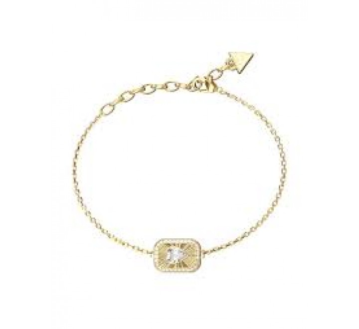 PULSERA GUESS ACERO DORADO CIRCONITAS JUBB06355JWYGS
