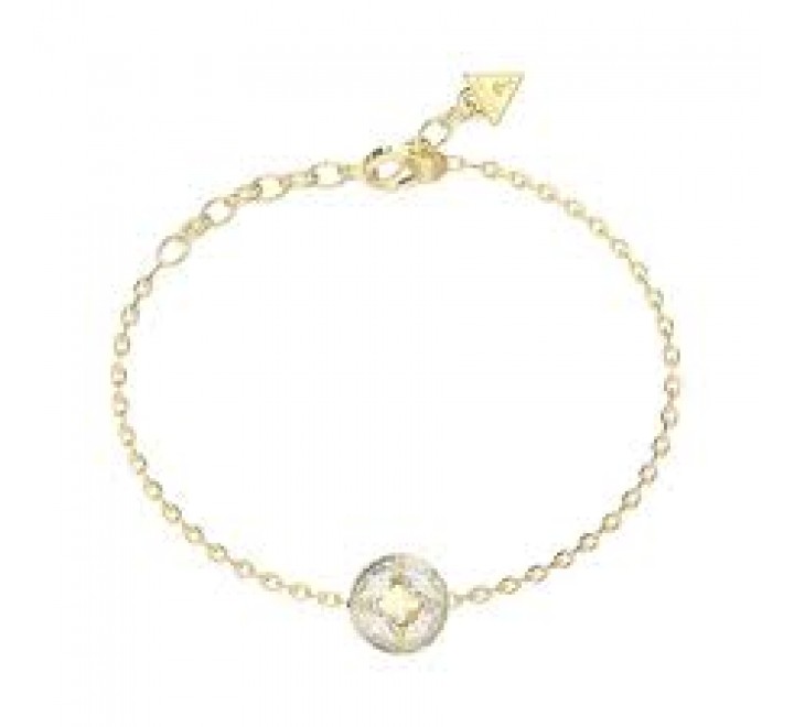 PULSERA GUESS ACERO DORADO CIRCONITAS JUBB06397JWYGS