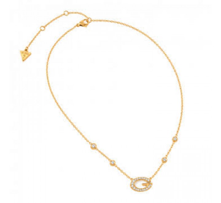 GARGANTILLA GUESS ACERO DORADO CIRCONITAS JUBN06336JWYGT-U