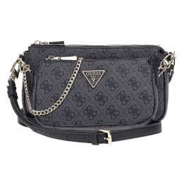 BOLSO GUESS COAL LOGO NOELLE DOBLE POUCH CROSSBODY BG787971