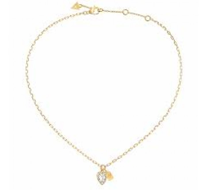 GARGANTILLA GUESS ACERO DORADO CIRCONITA JUBN06359JWYGT-U