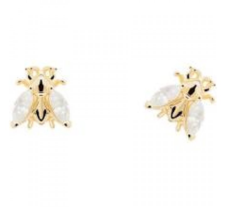 PENDIENTES PDPAOLA AR01-311-U PLATA CHAPADA CIRCONITAS