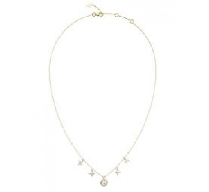 GARGANTILLA GUESS ACERO DORADO CIRCONITAS JUBN06032JWYGT-U
