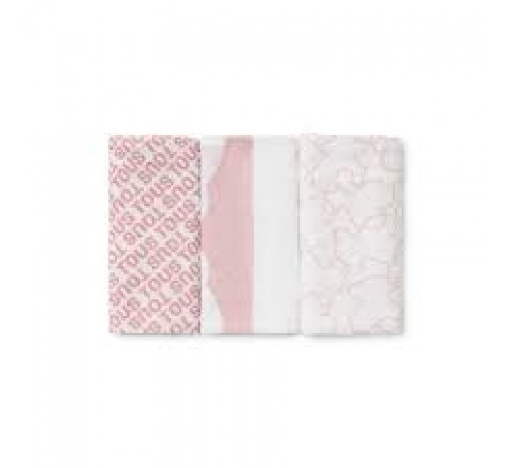 PACK 3 MUSELINAS TOUS BABY ROSA MMUSE-01 2002210503