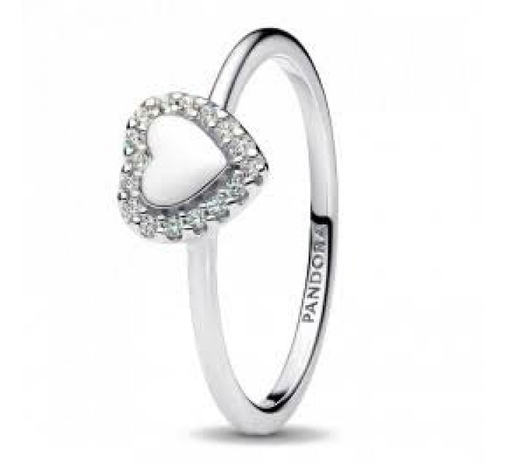 ANILLO PANDORA PLATA CORAZON GRABABLE Nº14 193801C01-54