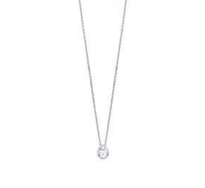 GARGANTILLA LOTUS PLATA LAGRIMA CIRCONITA LP3079-1/1