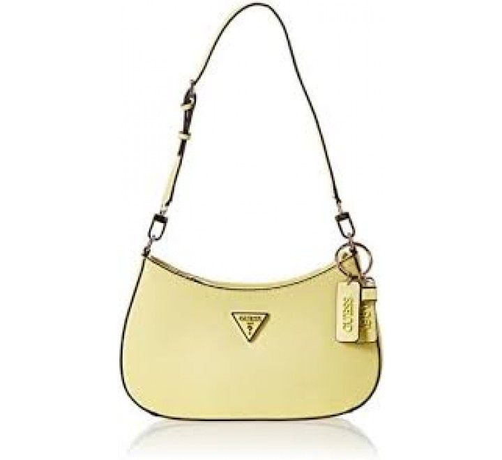 BOLSO GUESS NOELLE TOP ZIP SHOULDER PALE YELLOW ZG787918