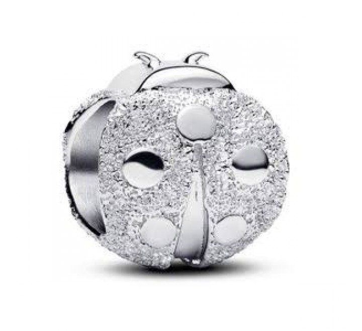 CHARM PANDORA PLATA MINI MARIQUITA TEXTURA 794527C00