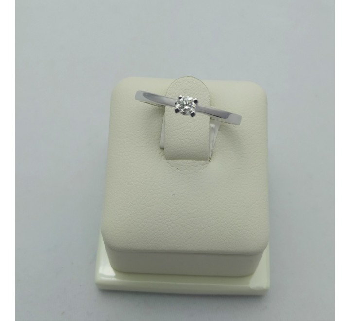  ANILLO BRILLATE 0,11 KT ORO BLANCO 18 K 0556915SFB