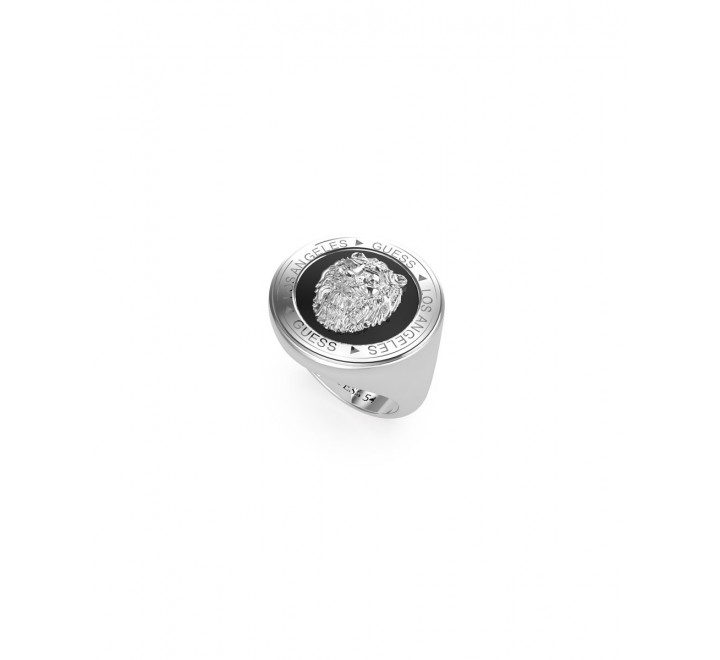 ANILLO GUESS ACERO CABEZA DE LEON JUMR01315JWSTBK66