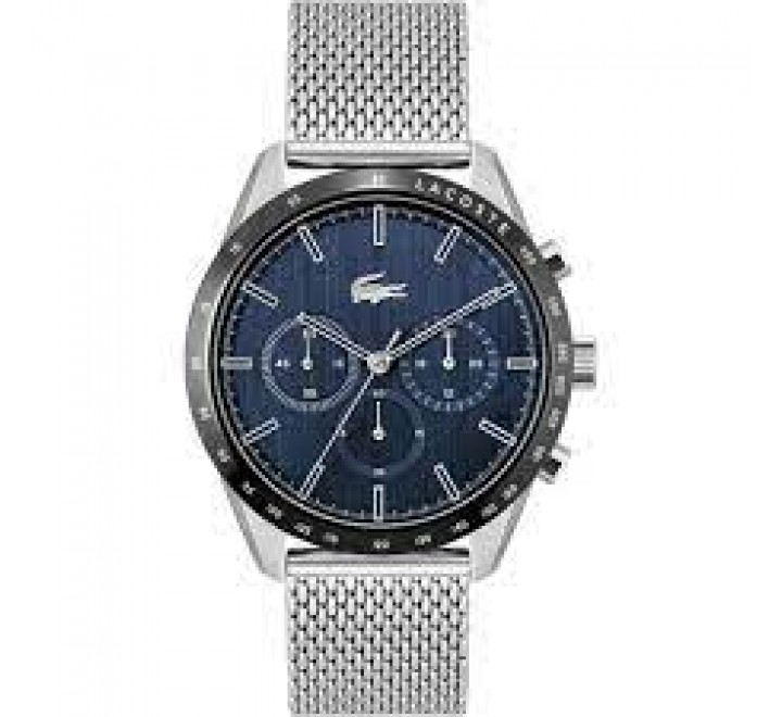 RELOJ LACOSTE MALLA ACERO CAJA 42MM AZUL CRONO 2011163