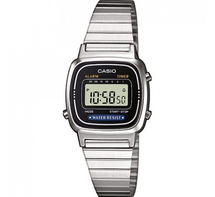 RELOJ CASIO LA670WEA-1EF ACERO DIGITAL
