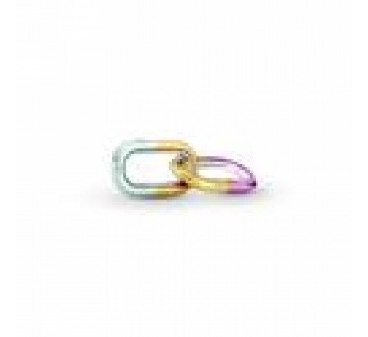 LINK DOBLE PANDORA ME PLATA TYE-DYE COLORES 791904C01