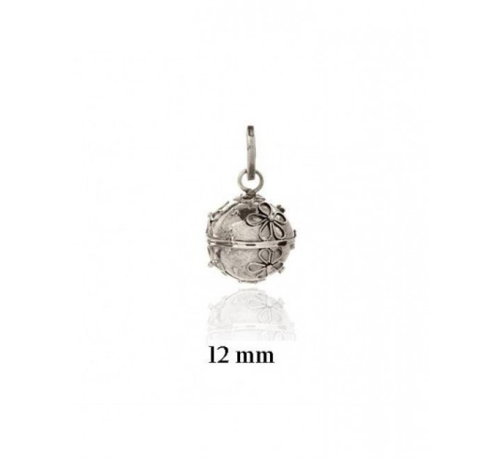 COLGANTE PLATA LLAMADOR ANGEL 12MM 133478A