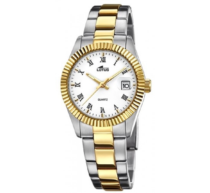 RELOJ LOTUS SE?ORA BICOLOR ACERO CHAPADO ORO 15823/1