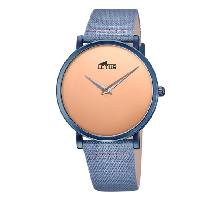 RELOJ LOTUS CAJA ACERO AZUL CORREA PIEL BICOLOR 18781/1