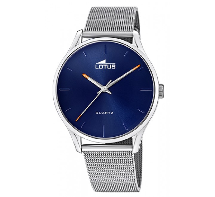 RELOJ LOTUS CAJA Y ARMIS ACERO ESFERA AZUL 18814/1